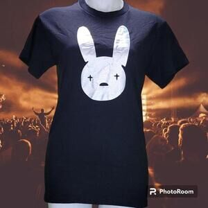 Bad Bunny Silver Logo T-Shirt Small